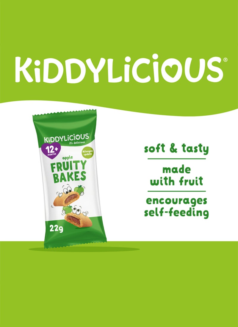 Kiddylicious Delicious Apple Fruity Baked Snack For Kids 6 x 22g - Image 4